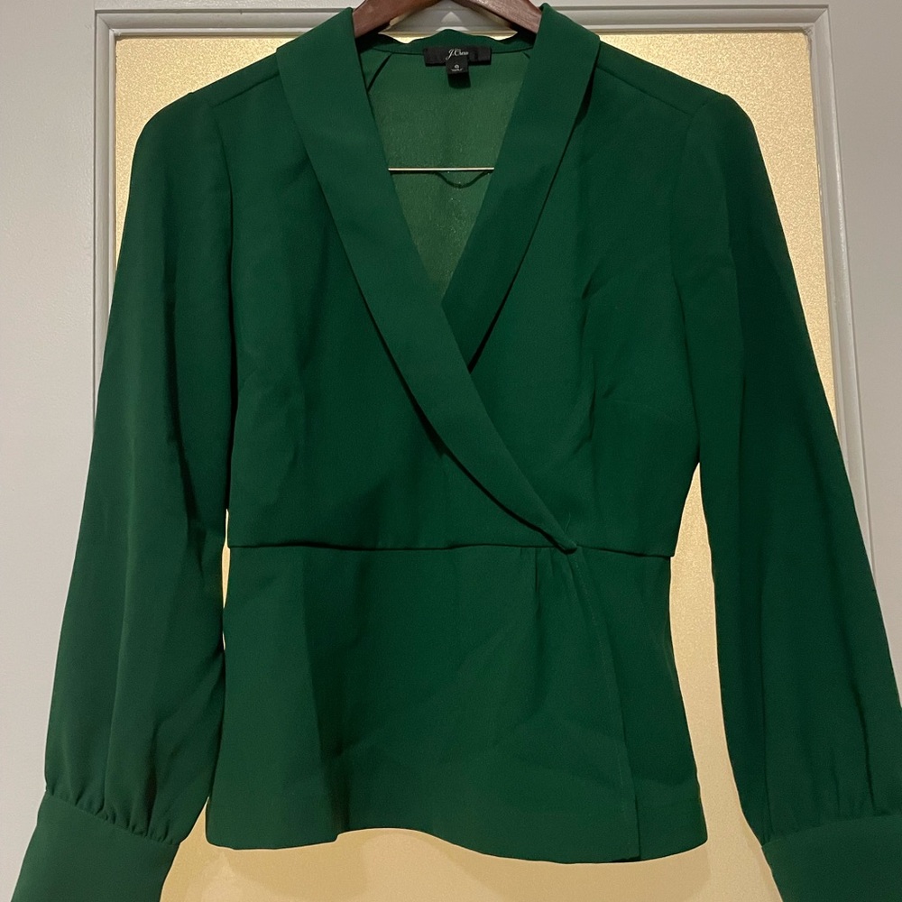 J crew deep v top